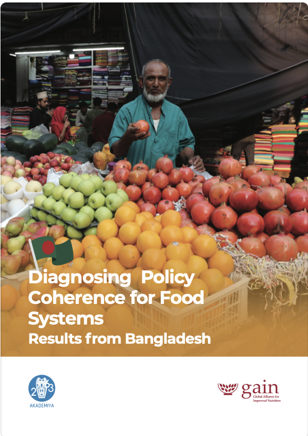 Diagnosing Policy Coherence for Food Systems Results from Bangladesh